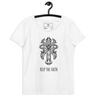 Keep The Faith Women&#39;s Fitted T-shirt