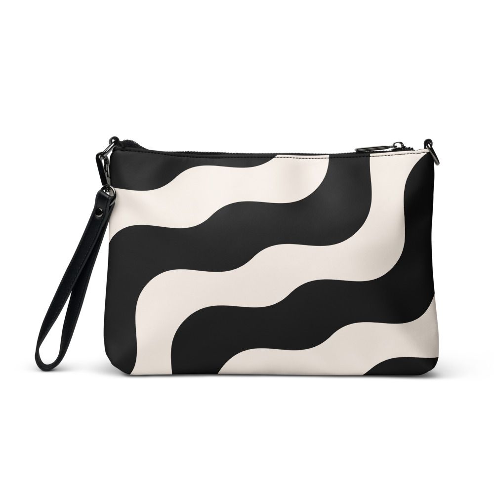 Black and White Bliss Crossbody Bag