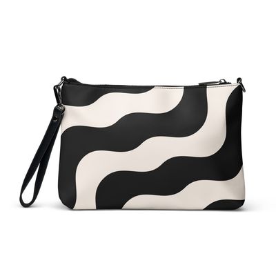 Black and White Bliss Crossbody Bag