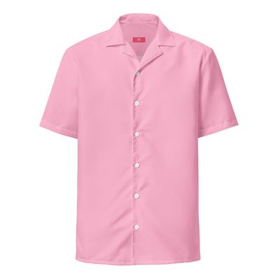 Candy Pink Unisex Button Shirt