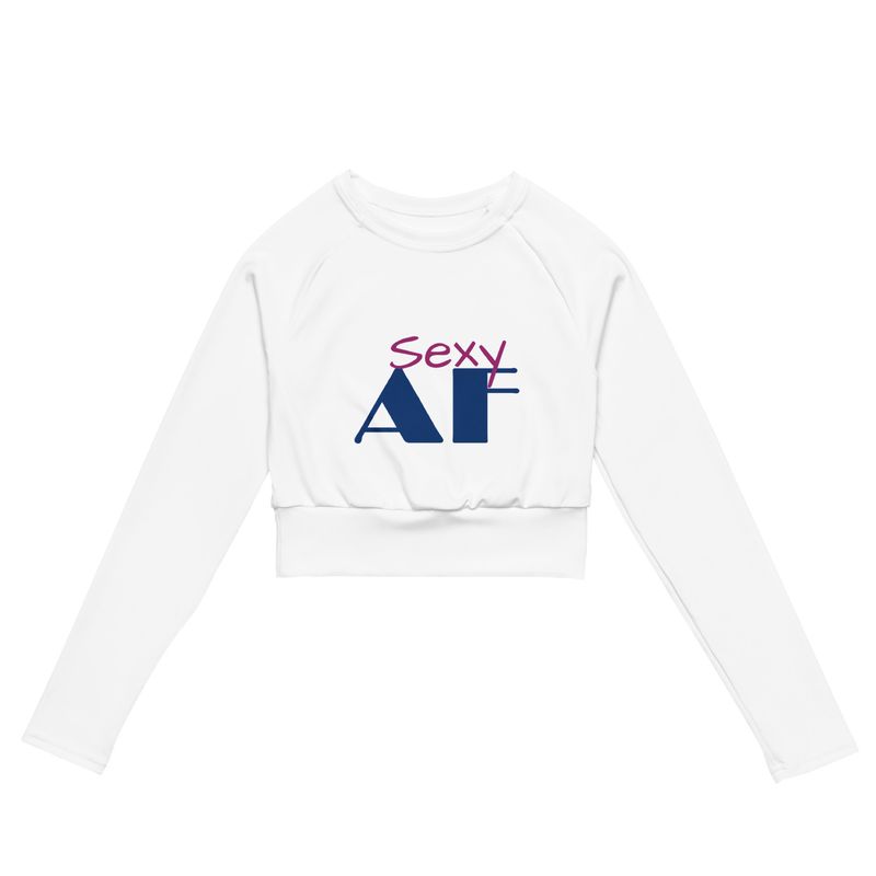 Sexy Long Sleeve Crop Top