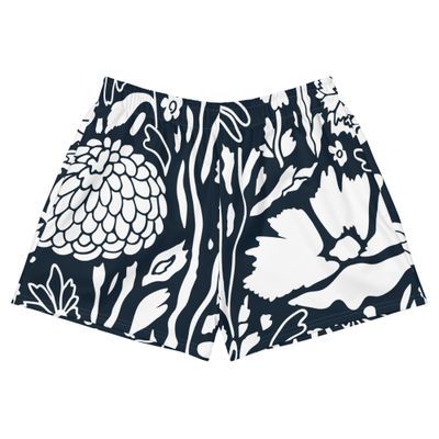 Floral Fusion Women&#39;s Athletic Shorts