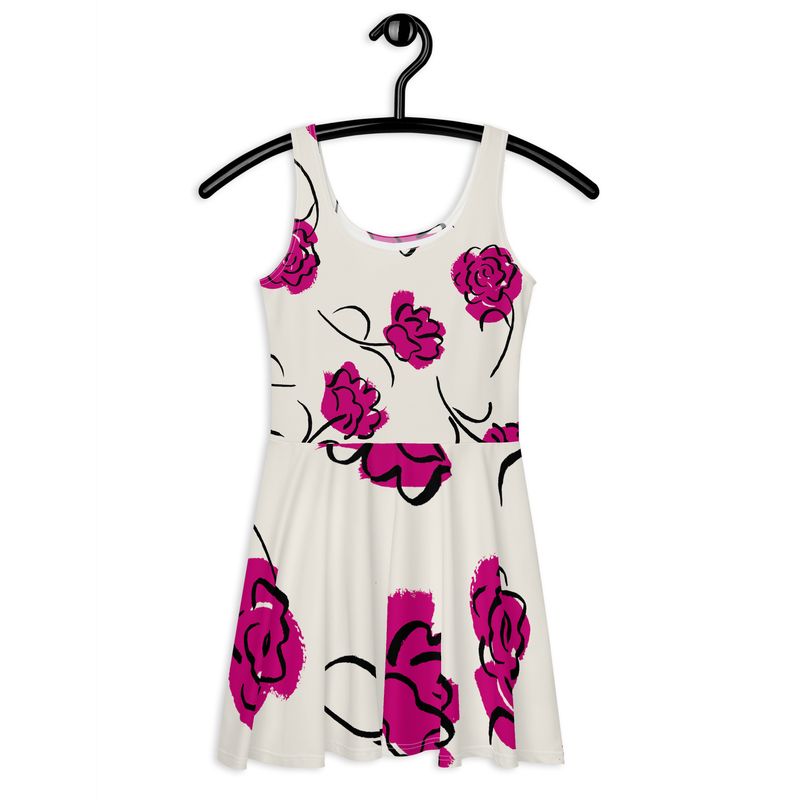 Pretty Lilac Sleeveless Skater Dress