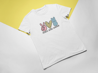 Peace Love Easter T-Shirt - Spreading Joy and Love