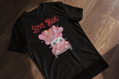 Love Bug T-Shirt - Valentine&#39;s Day Love
