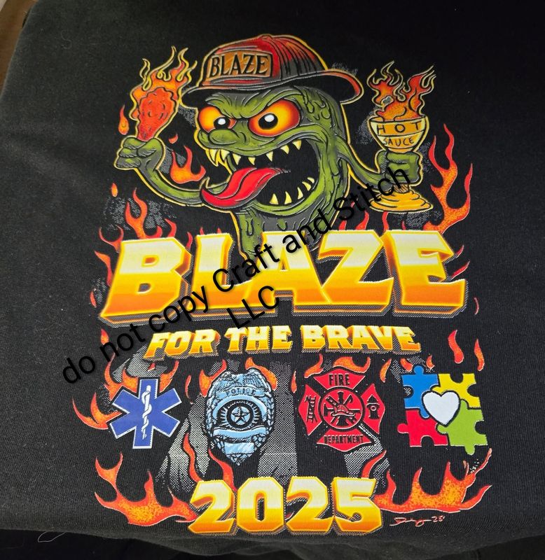Blaze the Brave 2025 Event shirt