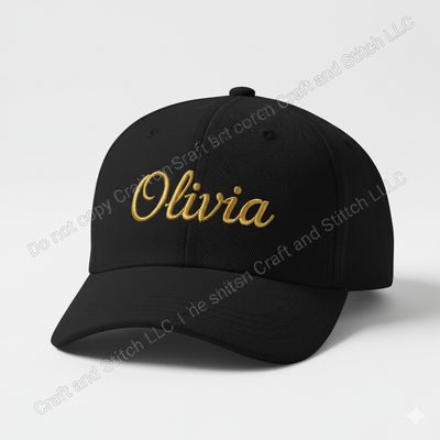 Custom Embroidered Name Hat
