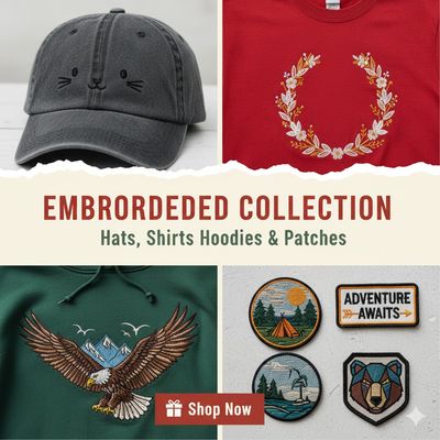 Embroidered Apparel and more