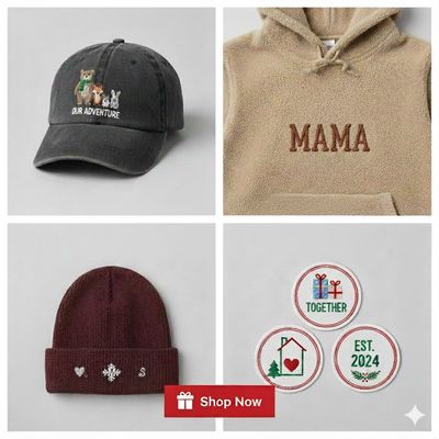 Family Theme Embroidered Designs