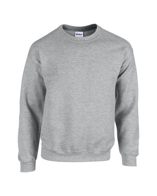Light grey blank crewneck sweatshirt ready for custom graphic printing.