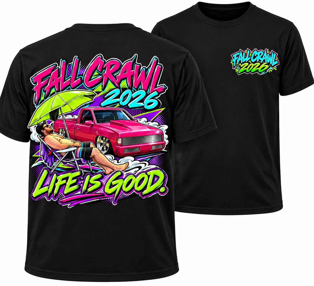 Fall Crawl 2026 — Life Is Good T-Shirt