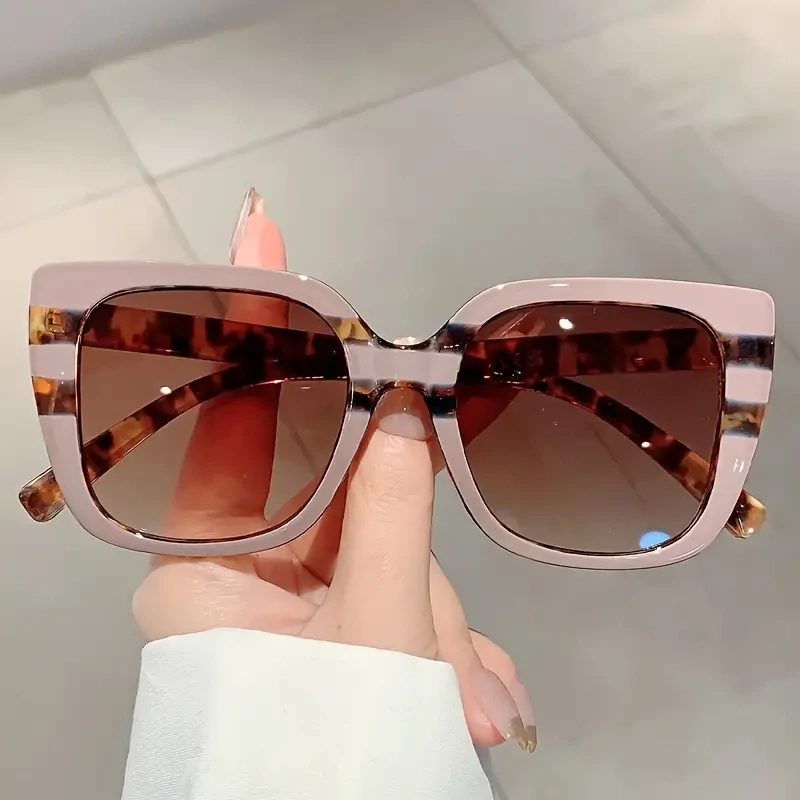 Square Cat Eyes Sunglasses- Light Purple