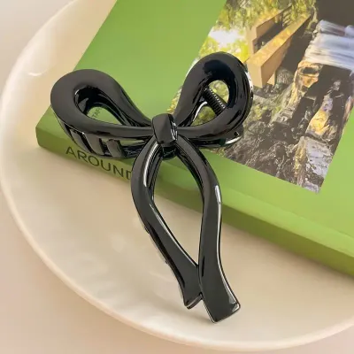 Elegant Bow Hair Claw Clips
