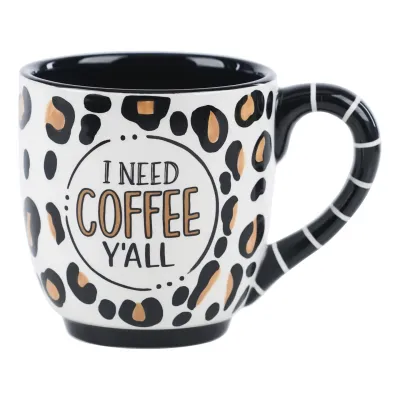 Coffee Y'all Cheetah Mug