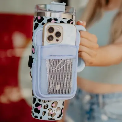 KATYdid Light Blue Tumbler Zipper Pouch