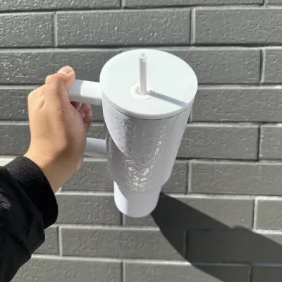 White Leopard Tumbler