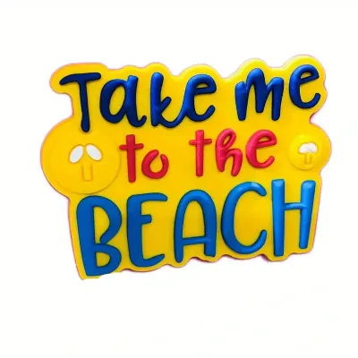 Take Me To The BEACH Bag Charm