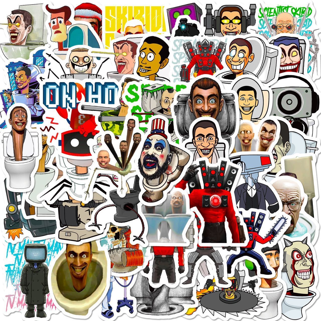 Skibidi Toilet Stickers
