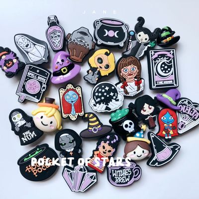 Sneaker&amp; Croc charm / jibbitz (H71-99) Halloween Mystical and occult-themed