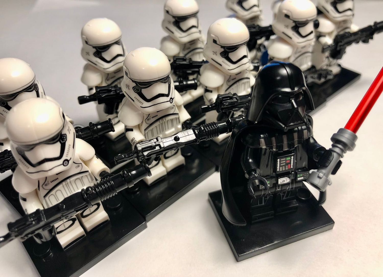 11 Pieces Darth Vader and Coastal Defender Stormtroopers