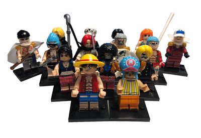 One Piece characters Minifigures &amp; Keychain