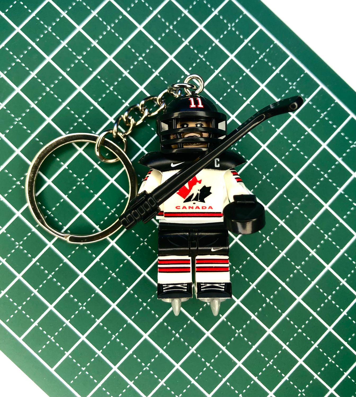 Canadian Hockey Team Keychain