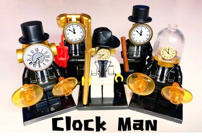 5 Pieces Clock Man Skibidi Toilet Set