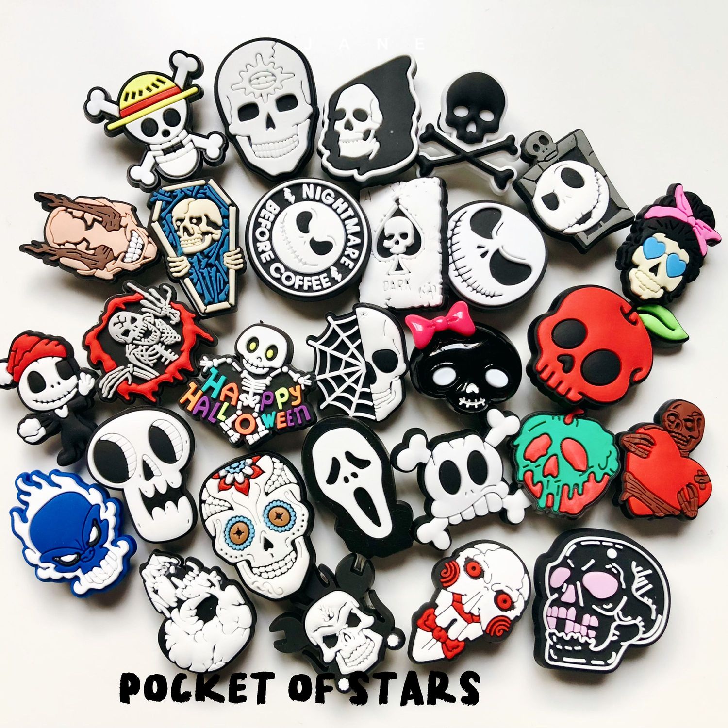 Sneaker&amp; Croc charm / jibbitz (H43-70) Halloween