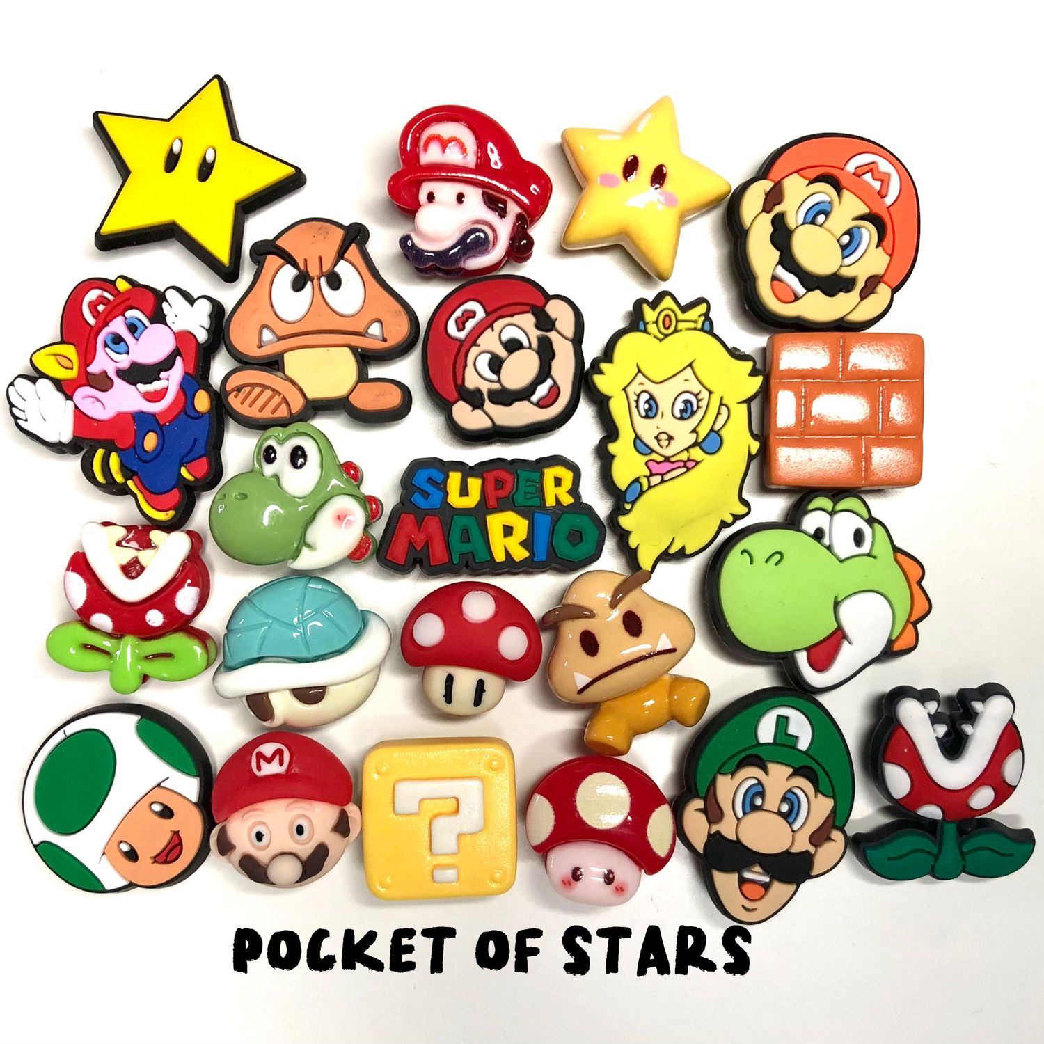 Mario Charms for Crocs