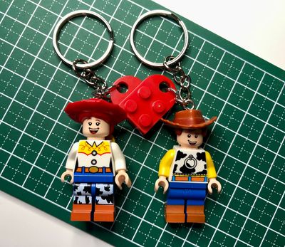 Woody and Jessie Couple Set Key Chain