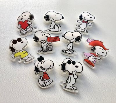 Peanut Snoopy Acrylic Pin
