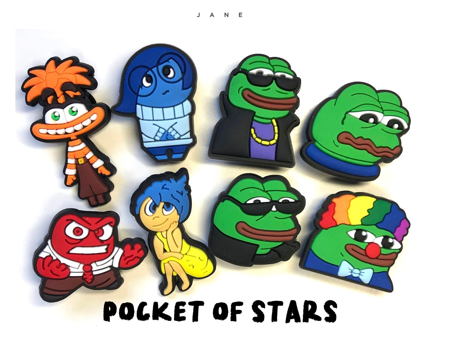 Sneaker&amp; Croc charm / jibbitz (Inside out | Pepe The Frog)