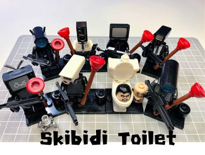 8 Pieces Skibidi Toilet Set