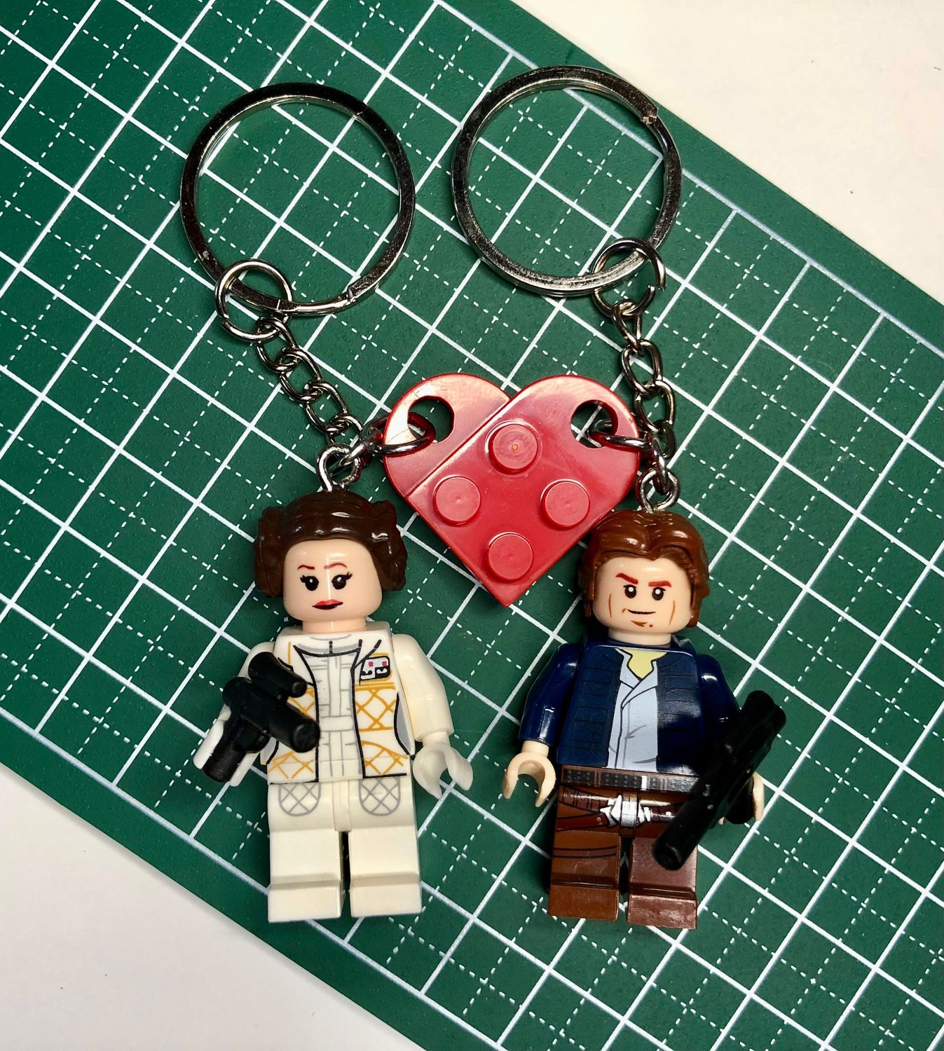 Han Solo and Leia Organa Couple Set Key Chain