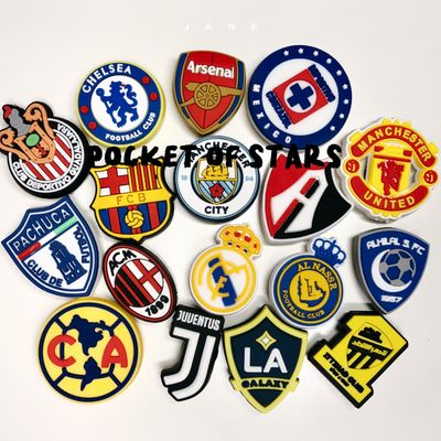 Soccer Team Logo Charms for Crocs