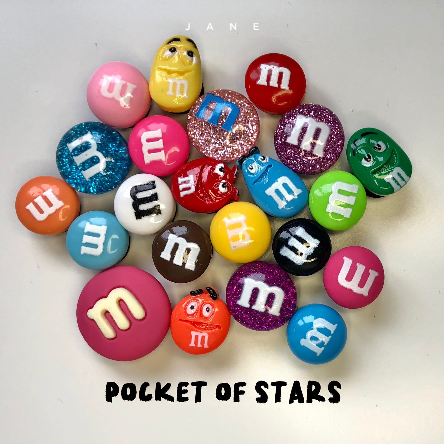 Sneaker&amp; Croc charm/ jibbitz (m&amp;m chocolate)