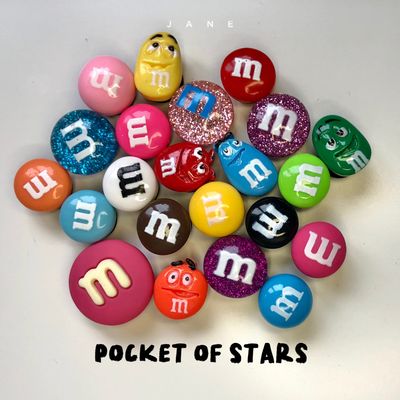 Sneaker&amp; Croc charm/ jibbitz (m&amp;m chocolate)