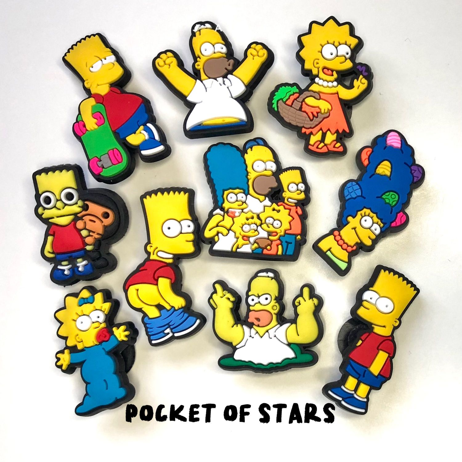 The Simpsons Charms for Crocs