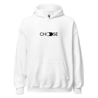 White Choose Hoodie