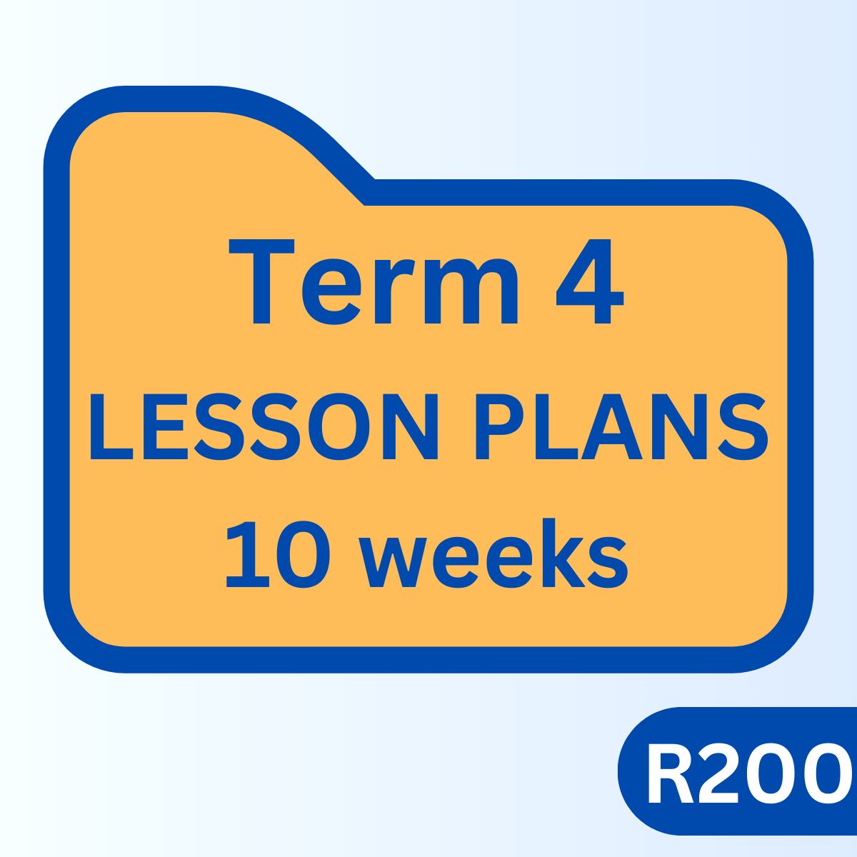 TERM 4 LESSON PLANS