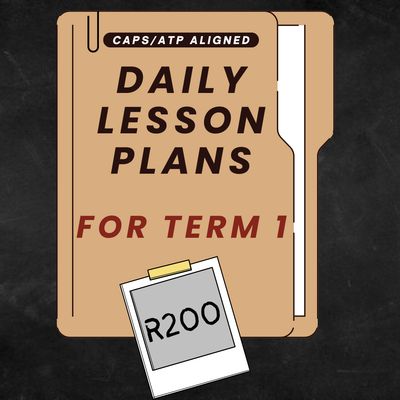 TERM 1 LESSON PLANS
