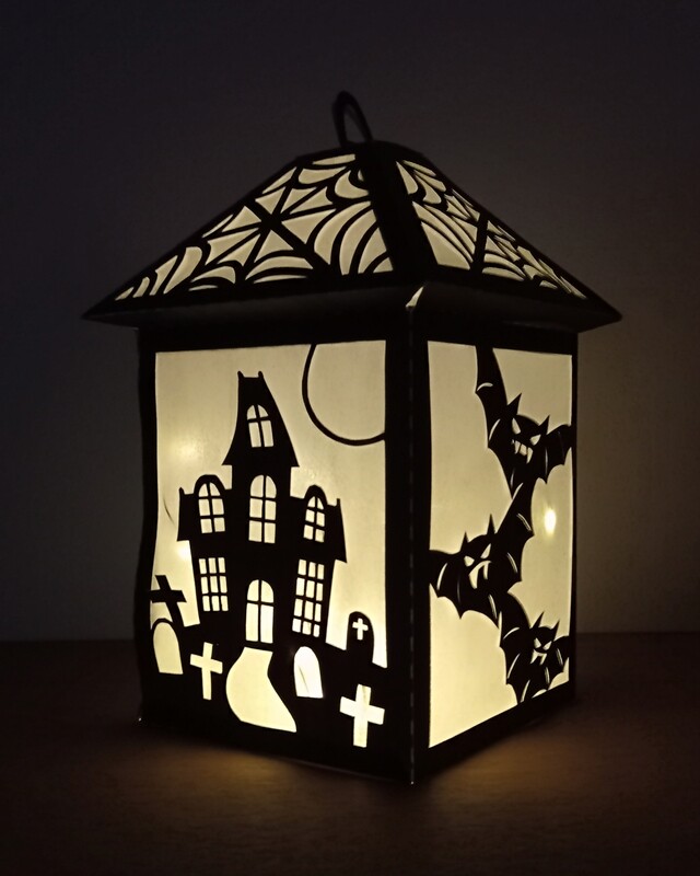 KIT PAPIER - lanterne d&#39;halloween