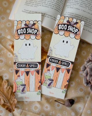 Marque page - Boo Shop