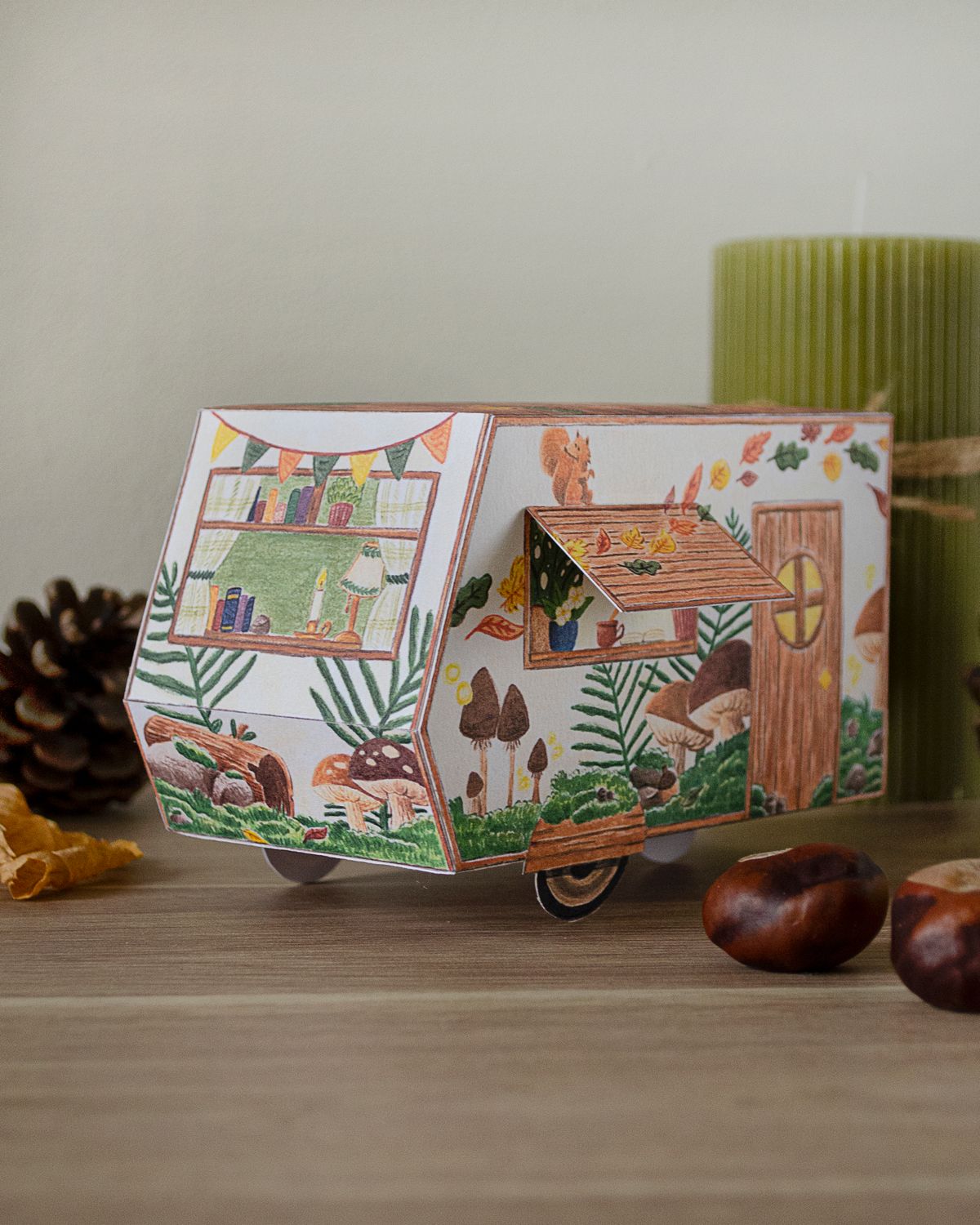 KIT papier - Caravane d&#39;automne Cosy