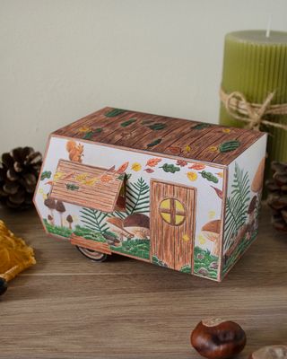 KIT papier - Caravane d&#39;automne Cosy