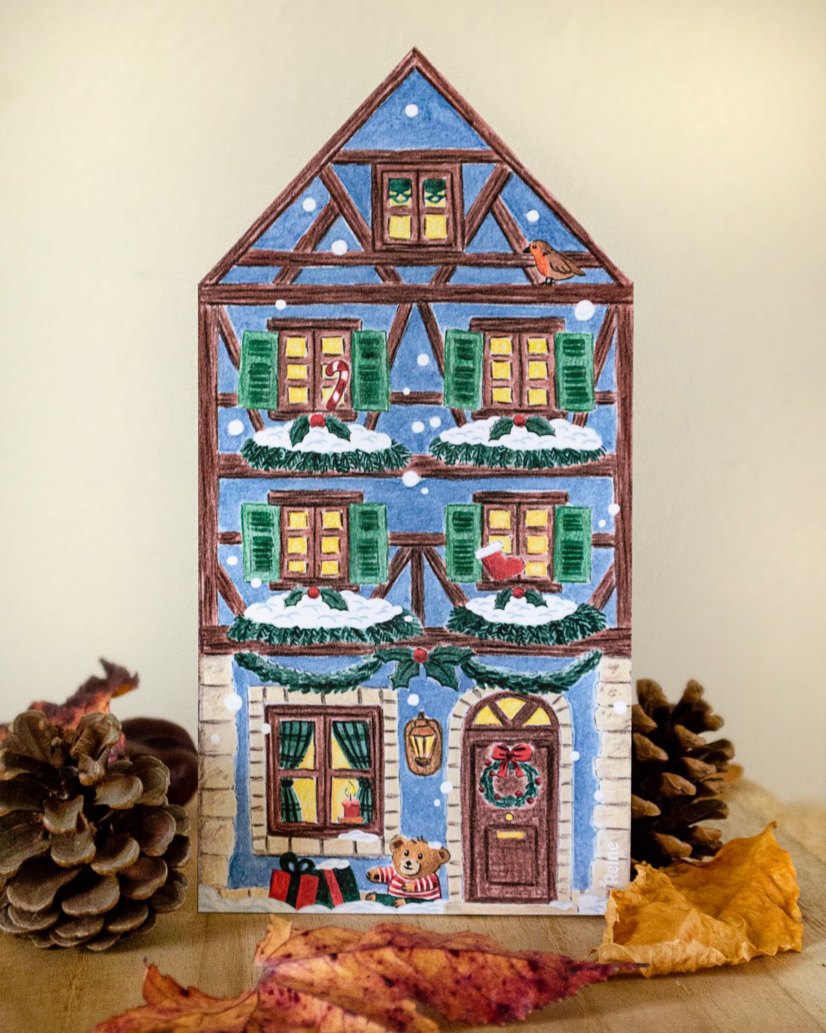 Affiche &quot;A4&quot; - Noël en Alsace