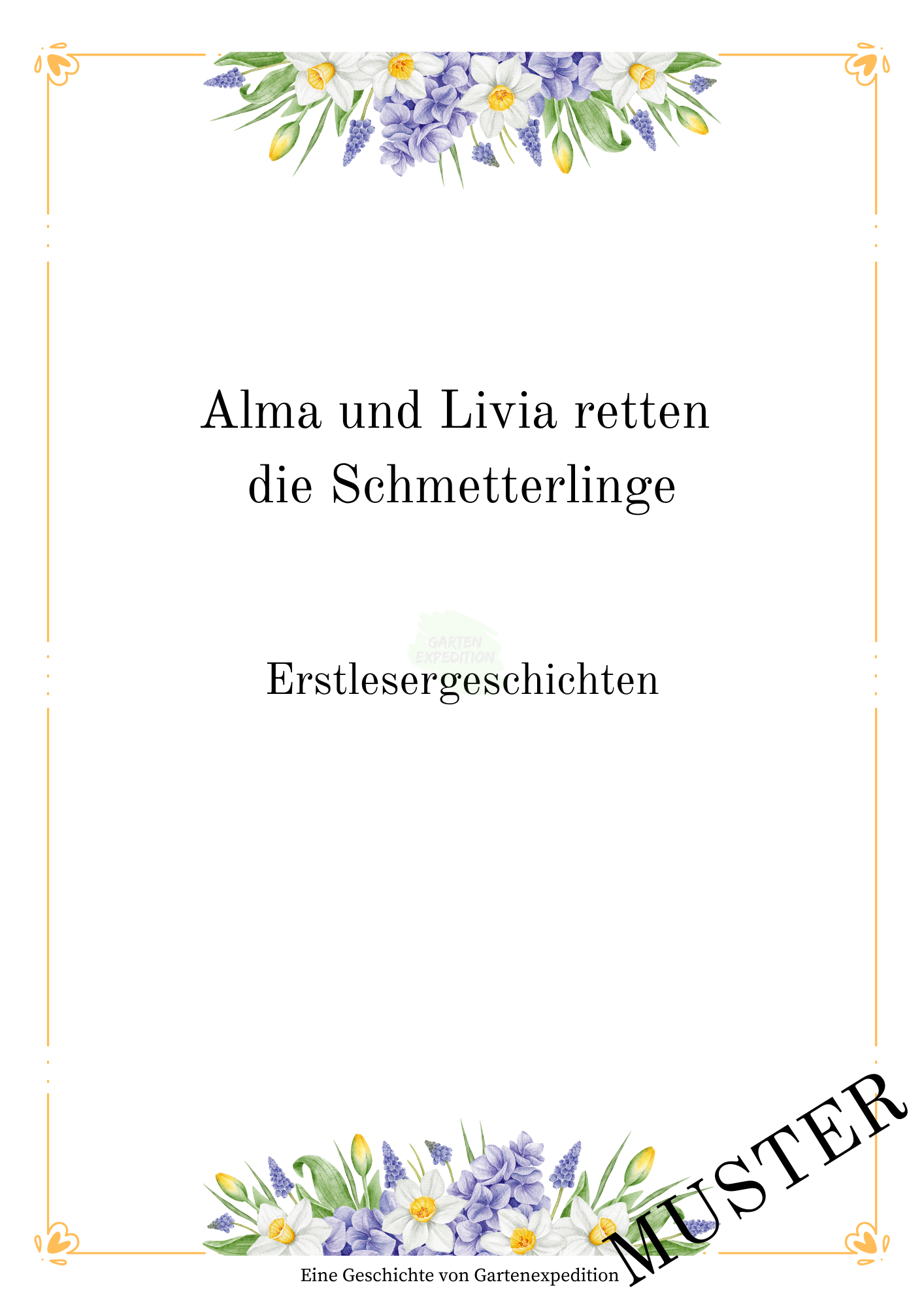 Alma & Livia retten die Schmetterlinge - Erstlesergeschichte - eBook