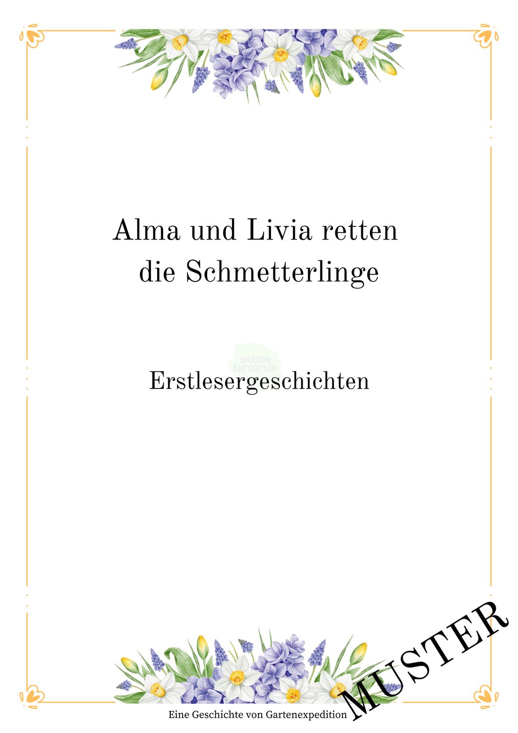 Alma & Livia retten die Schmetterlinge - Erstlesergeschichte - eBook