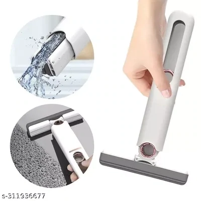 Portable Mini Mop Home Squeeze Mop Simple Kitchen Cleaning Tools Car Desk Office