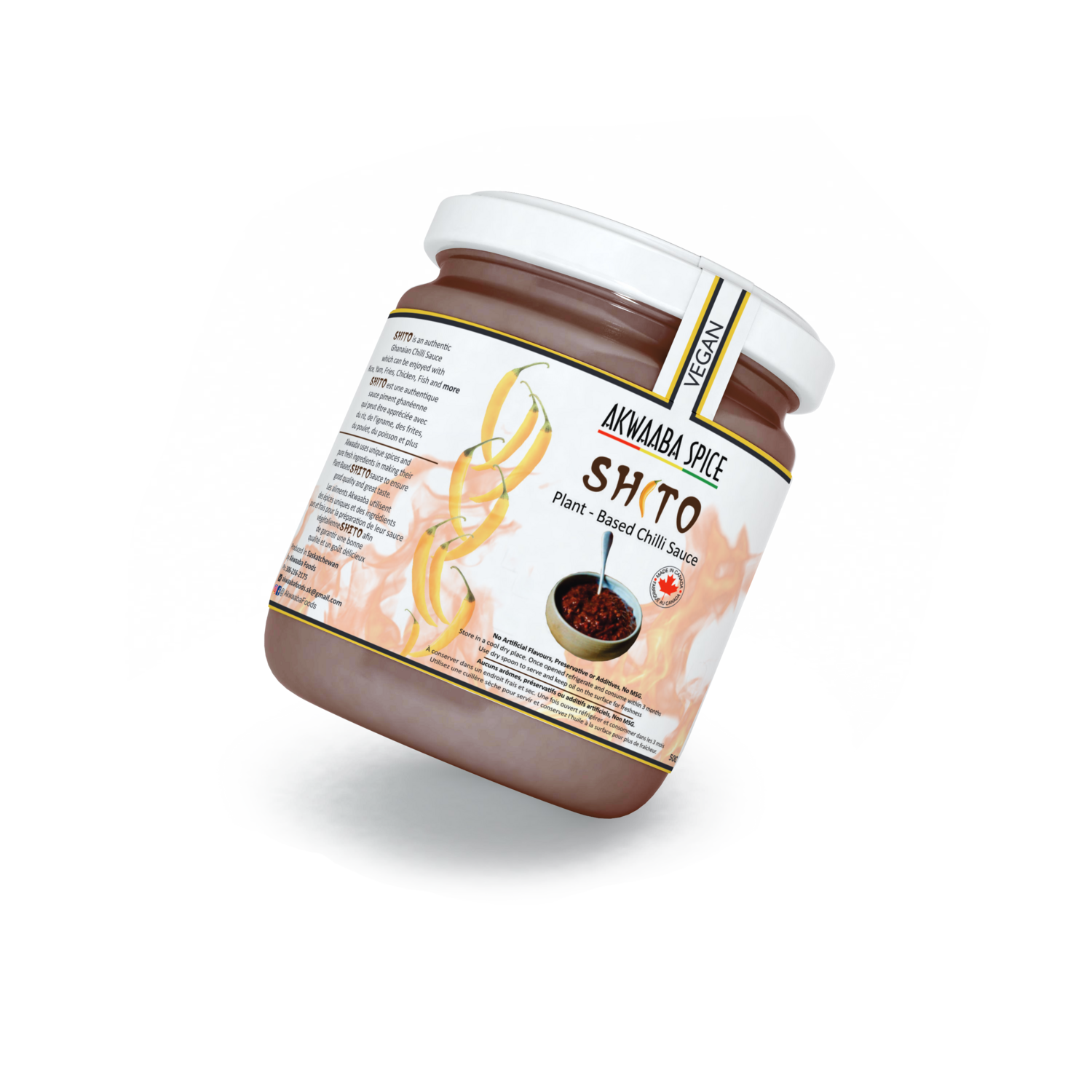 Akwaaba Spice Shito - Vegan
